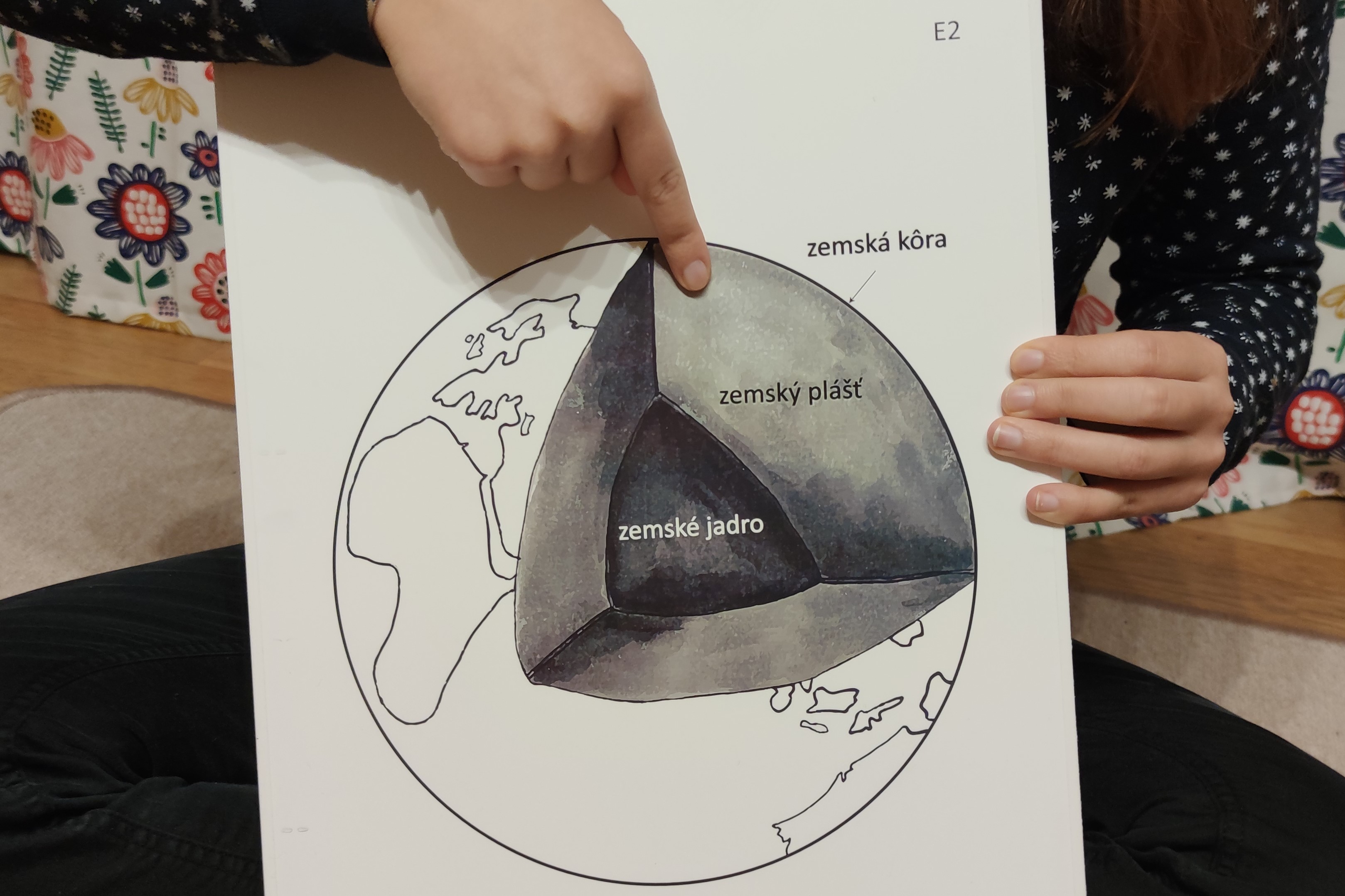 Montessori prezentácia E.2 VRSTVY VO VNÚTRI ZEME